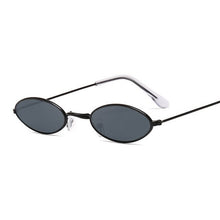 Load image into Gallery viewer, vintage small oval pink sunglasses