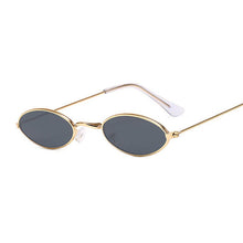 Load image into Gallery viewer, vintage small oval pink sunglasses