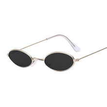 Load image into Gallery viewer, vintage small oval pink sunglasses