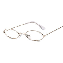 Load image into Gallery viewer, vintage small oval pink sunglasses