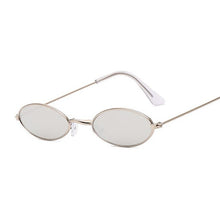 Load image into Gallery viewer, vintage small oval pink sunglasses