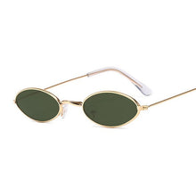 Load image into Gallery viewer, vintage small oval pink sunglasses