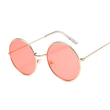Load image into Gallery viewer, circle pink cute sunglasses