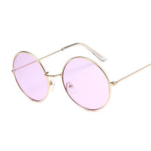 Load image into Gallery viewer, circle pink cute sunglasses