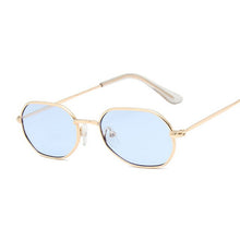 Load image into Gallery viewer, small oval red sunglasses