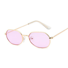Load image into Gallery viewer, small oval red sunglasses