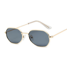 Load image into Gallery viewer, small oval red sunglasses