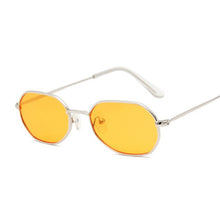Load image into Gallery viewer, small oval red sunglasses