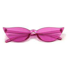 Load image into Gallery viewer, rimless hot woman purple sunglasses