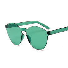 Load image into Gallery viewer, rimless summer yellow sunglasses