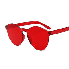 Load image into Gallery viewer, rimless summer yellow sunglasses