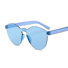 Load image into Gallery viewer, rimless summer yellow sunglasses
