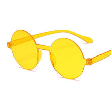 Load image into Gallery viewer, summer rimless yellow sunglasses