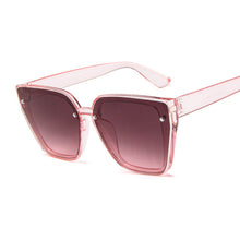 Load image into Gallery viewer, square purple sunglasses