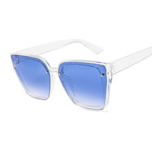 Load image into Gallery viewer, square purple sunglasses