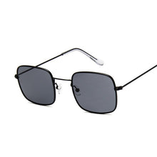 Load image into Gallery viewer, vinatge square black sunglasses