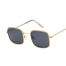 Load image into Gallery viewer, vinatge square black sunglasses