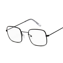 Load image into Gallery viewer, vinatge square black sunglasses