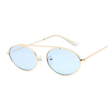 Load image into Gallery viewer, red oval woman sunglasses