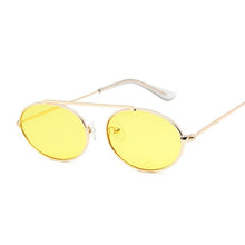 Load image into Gallery viewer, red oval woman sunglasses