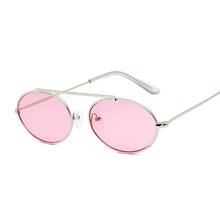 Load image into Gallery viewer, red oval woman sunglasses