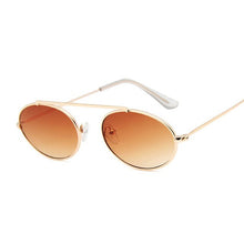Load image into Gallery viewer, red oval woman sunglasses