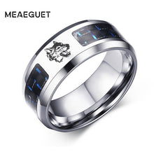 Load image into Gallery viewer, silver wolf ring